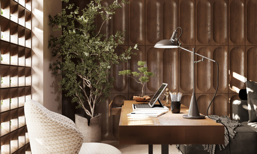 Sunlit home office setting representing financial planning and superannuation valuation in NSW family law